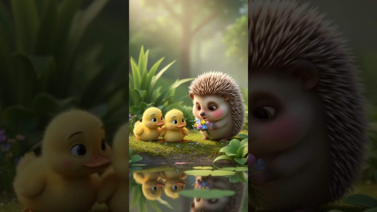 Baby Hedgehog & Ducklings 🥰 | Kids Cartoons #Little Star Toonz #Shorts