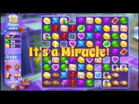 Wonka's World of Candy Level 630 - NO BOOSTERS + FULL STORY 🍫 | SKILLGAMING ✔️