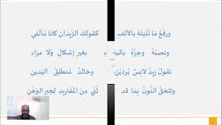 صورة ملحة الإعراب (19) ( باب المثنى)