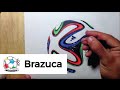 Dibujo del balón Brazuca para la Copa Mundial de ...