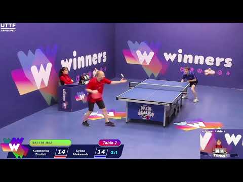 WINners CUP table 2  04.02  Kuzmenko Dmitrii - Syksa Aleksandr  16:30