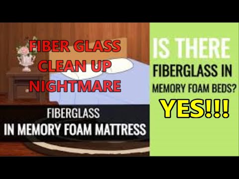 YouTube video about: How to clean fiberglass from mattress?