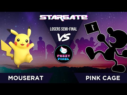 MouseRat (Pikachu) vs Pink Cage (Mr. Game & Watch) - Losers Semi-Final - Stargate #43