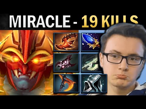 Huskar Dota Gameplay Miracle with 19 Kills and Halberg