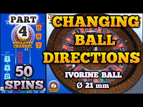 50 Roulette Wheel Spins - Both Directions - Blue Scoreboard - Part 4 of 5