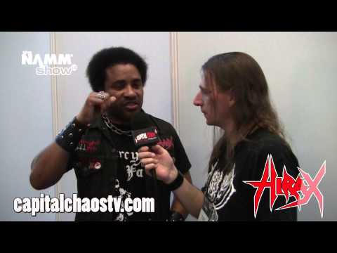 CAPITAL CHAOS TV Interview with Katon De Pena of HIRAX @ NAMM 2014