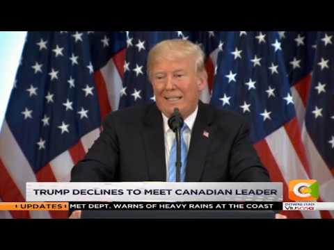 Trump declines to meet Canadian leader #DayBreak