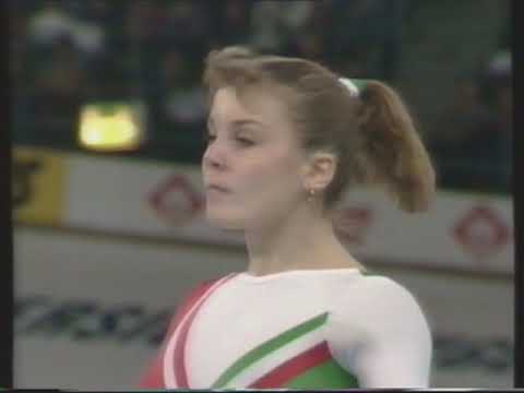 Bernadett Balazs (HUN) - DTB Cup 1991 - All Around - Floor Exercise
