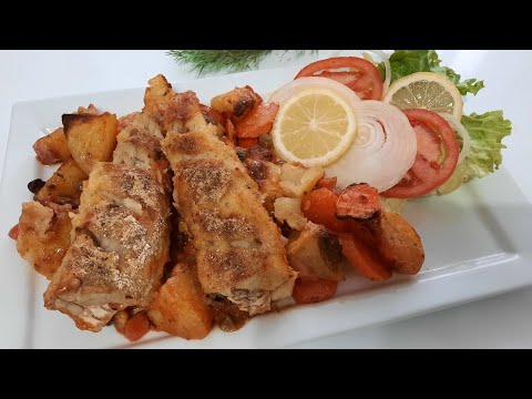 Video thumbnail: Ngjala në Furrë me Perime