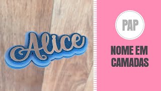 PAP | Layered Letters - Silhouette + Montage | Natália Moura