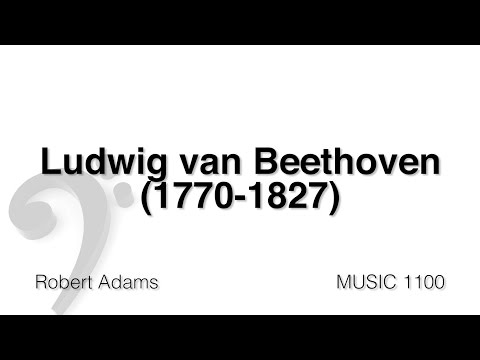 MUSC 1100 21 - Beethoven