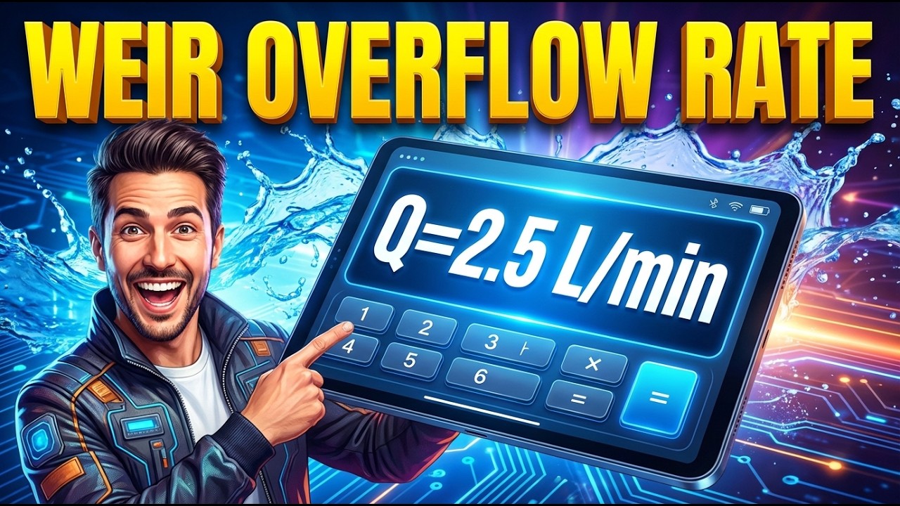 Weir Overflow Rate Interactive Calculator