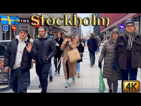 Sweden: Stockholm Walking Tour 4K 🇸🇪