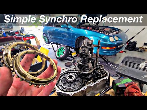 Fixing 3rd Gear Grind in Acura Integra GSR - How To Replace Synchros - Y80 S80 B16A/B16B/B18C