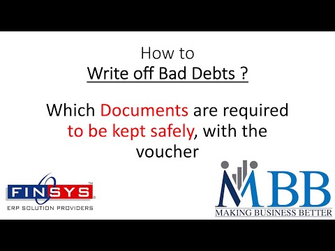How to write off the Bad Debts ? Safe and Correct Method ?