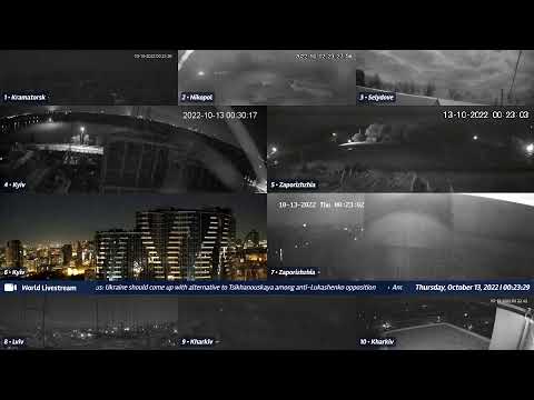 Live views from Ukraine 10/12/2022 B - Kramatorsk, Kharkiv, Kyiv, Zaporizhzhia and other cities