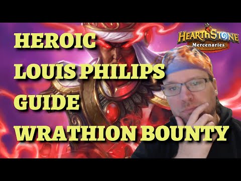 The EASIEST way to beat HEROIC Louis Philips and get Wrathion's equipment! Hearthstone Mercenaries