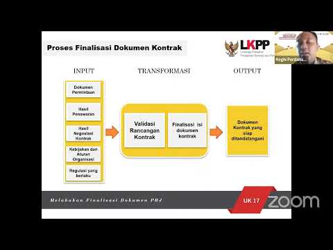 Jabfung - Melakukan Finalisasi Dokumen Kontrak Pengadaan Barang/Jasa