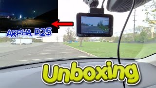 Arpha D25 Dash Cam - Unboxing & installation And Demonstration