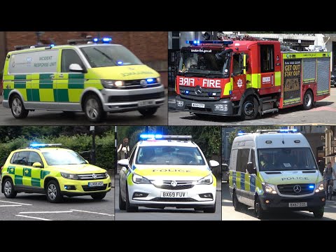 Police, Fire & Ambulance: British Emergency Vehicles Responding in London