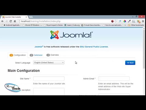 comment installer joomla