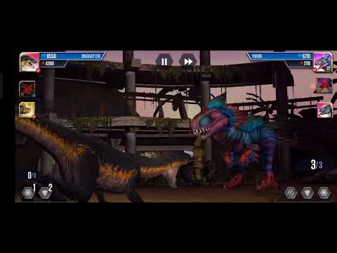LEGENDARY VS YUDON INDORAPTOR GEN 2 / Jurassic world the game #1380