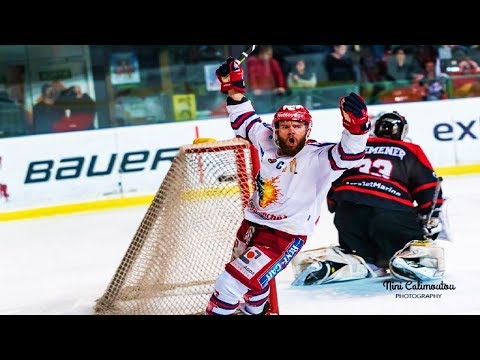 Kyle Hardy Hat-trick ½ FINALE COUPE MAGNUS 2018 Boxers de Bordeaux vs Brûleurs de Loups Grenoble BDL