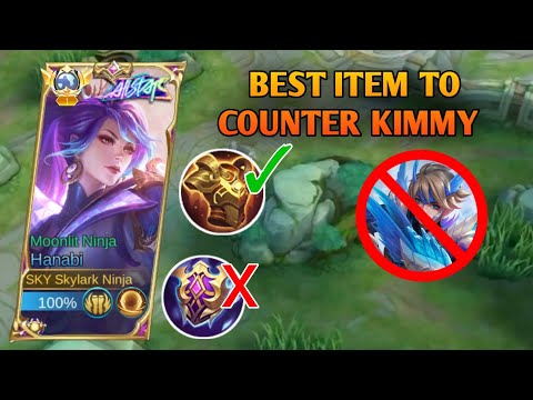 THIS IS HOW YOU COUNTER KIMMY WITH HANABI!!🤩 | HANABI BEST BUILD 2023 | MLBB