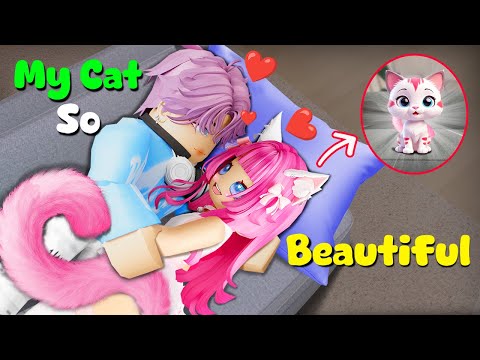 😽From A Cute Cat, I Turn Into A Pretty Girl(EPISODE 1-4)|✨Lila Cute Roblox✨