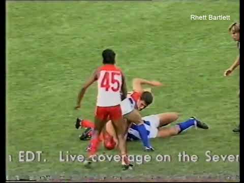 1991 Foster's Cup broadcast interrupted with U.S President speech declaring Gulf War ground attack
