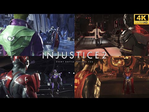 INJUSTICE 2- All Character Banter And Dialogue (MIRROR MATCH EDITION)