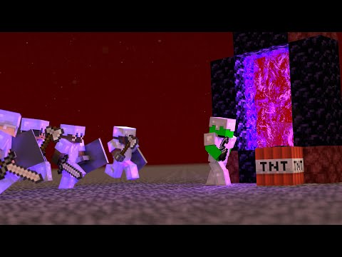 Mind-blowing Nether Trap in Dream's ManHunt!