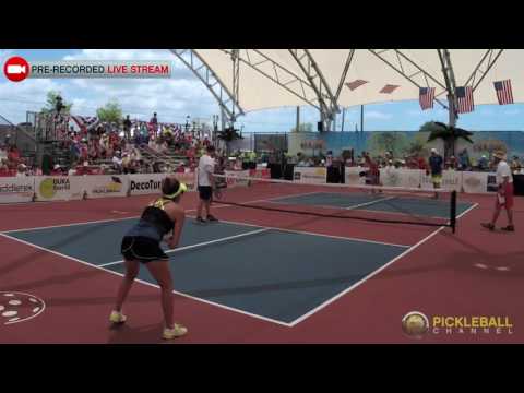 Pre-Recorded Live:  Mixed Doubles Pro Semi Final - Minto US Open Pickleball Championships 2017