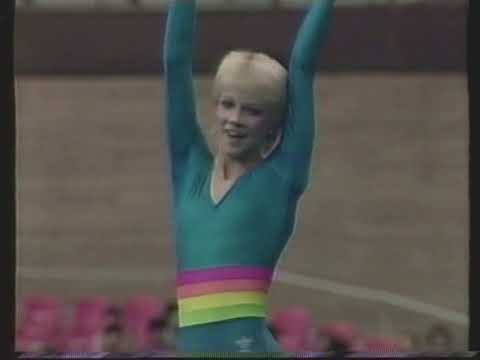 Ulrike Klotz (GDR) - Worlds 1985 - Team Competition - Floor Exercise