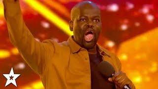HILARIOUS Comedian Daliso Chaponda WINS GOLDEN BUZZER! | Britain's Got Talent 2017