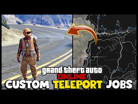 HOW TO MAKE CUSTOM TELEPORT JOBS IN GTA ONLINE (CREATOR MODE)