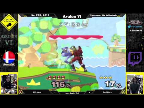 Avalon VI - LLL.Jeapie (Cpt. Falcon) Vs. Overtriforce (Sheik) - SSBM Singles Losers Quarter Final