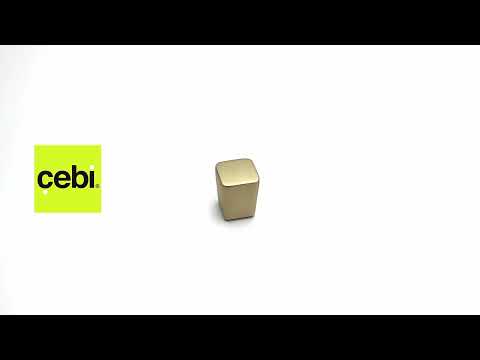 Миниатюра изображения товара Ручка для мебели Cebi Leta A4105 001 PC35 (матовое золото полимер)