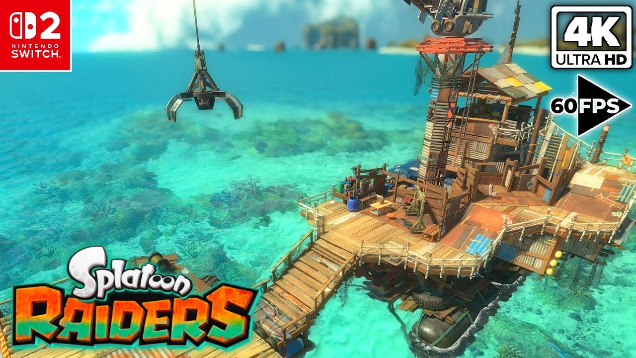 SPLATOON RAIDERS - New Exclusive Gameplay (NINTENDO SWITCH 2) | New THIRD-PERSON SHOOTER | 4K 60FPS