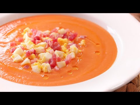 Salmorejo Cordobés - Auténtica Receta muy Fácil y Rápida