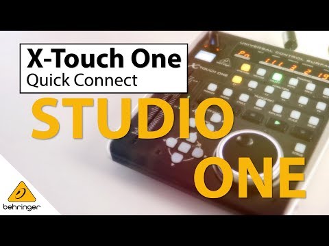 X-Touch One - Set up with Studio One