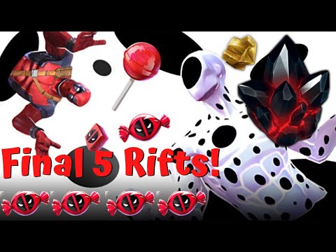 Final 5 Spotted Dimensional Rifts! 6* Awakening Gem PLEASE?! Candy Store! - Marvel Contest Champions