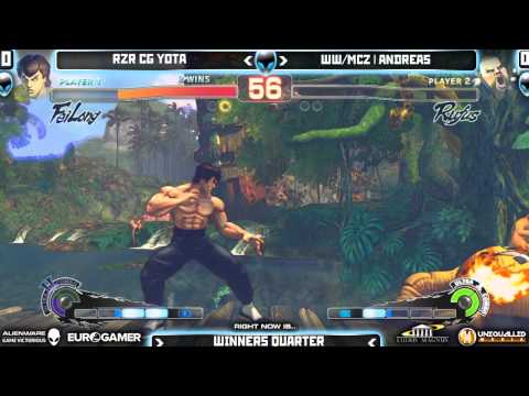 Alienware SFIV Eurogamer Finale RZR CG Yota vs WW MCZ Andreas