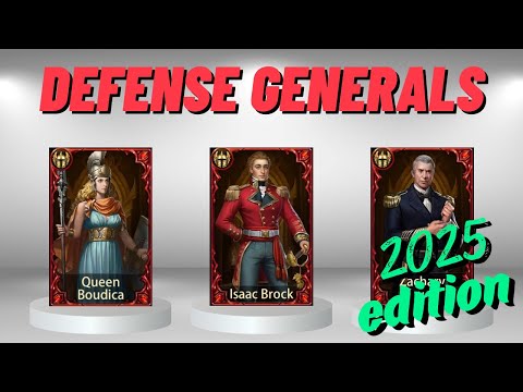 Evony 2025 Defense General Guide
