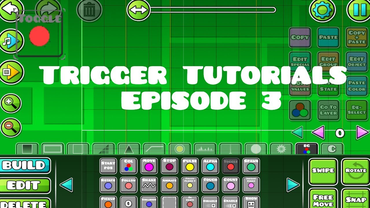 Trigger Tutorials Episode #3: HOW TO USE THE TOGGLE TRIGGER! Geometry Dash 2 11