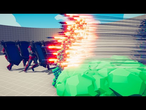 MIRROR SHIELDS ARMY vs EVERY GOD | TABS - Totally Accurate Battle Simulator