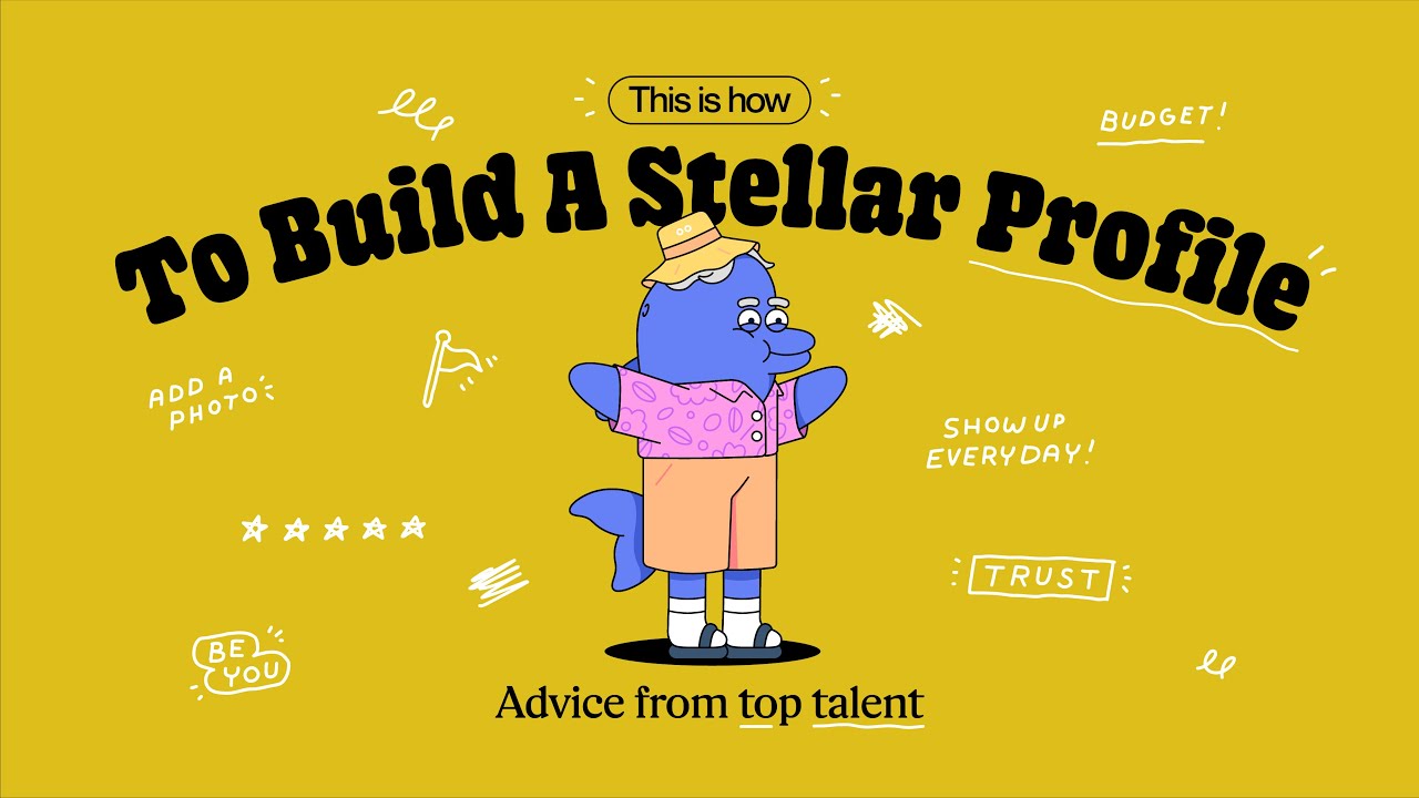 How to Build Your Upwork Profile | Animation educational explainer video | Upwork | and action