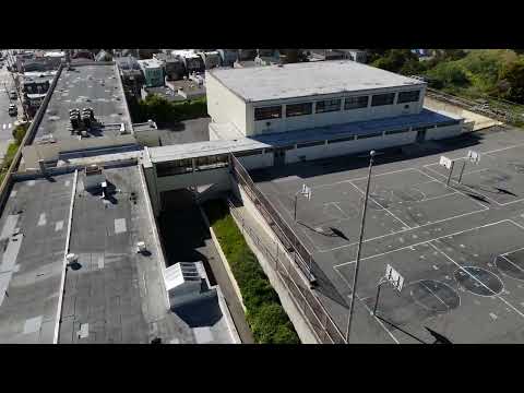 Herbert Hoover Middle School SF Aerial Drone Flyover 4K