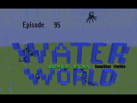 Let's Play Minecraft Super Flat Water World : Episode 95 : Creeper Farm
