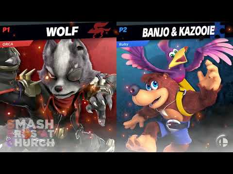 Smash at Church 8: REBIRTH - Tearbear (Banjo) vs Larry Lurr (Wolf)